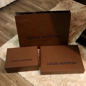 Louis Vuitton Empty Box and Bag